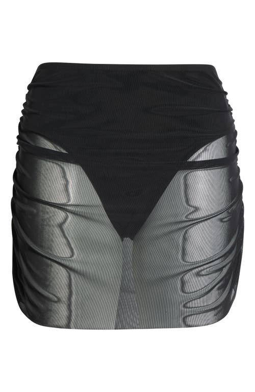 Hutch Tawnie Skirted Bikini Bottoms In Black