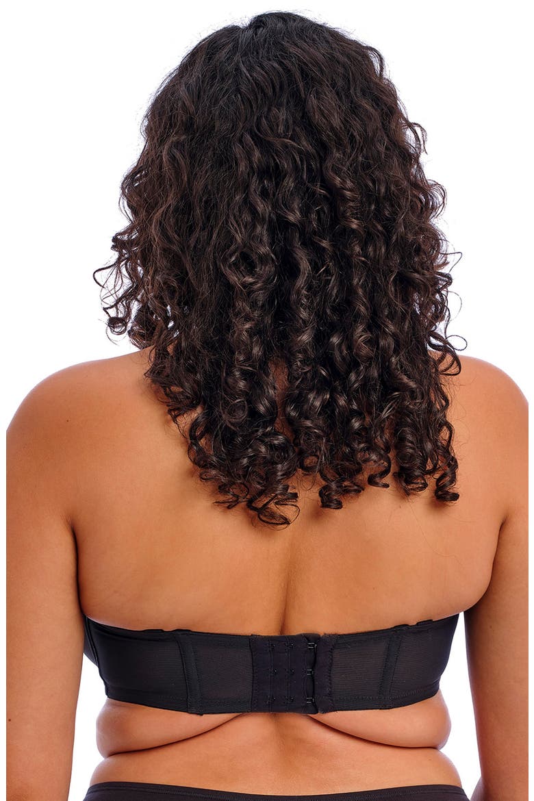 Smooth Full Figure Strapless Underwire Bra, Alternate, color, BLACK