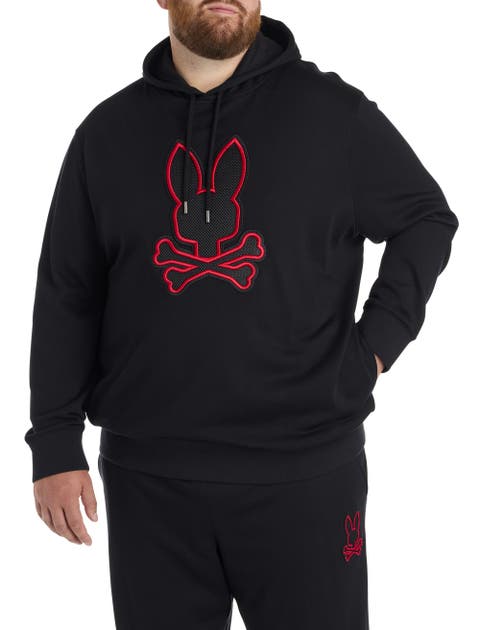 Big & Tall Sayer Embroidered Bunny Hoodie