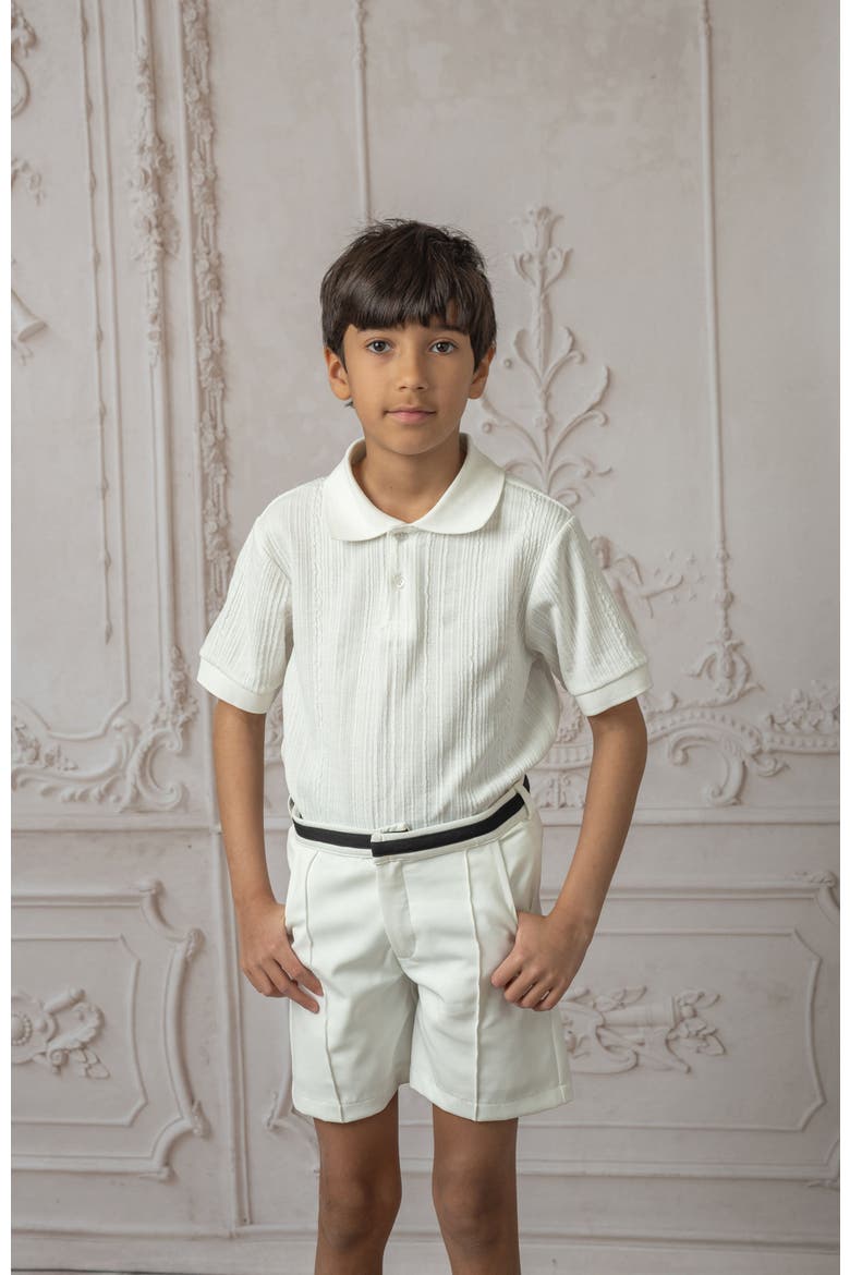 Alex Short Sleeve Polo Shirt, Alternate, color, White