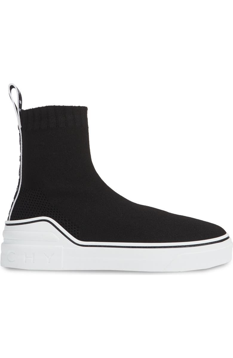 Givenchy George V Hi Sock Sneaker, Alternate, color,