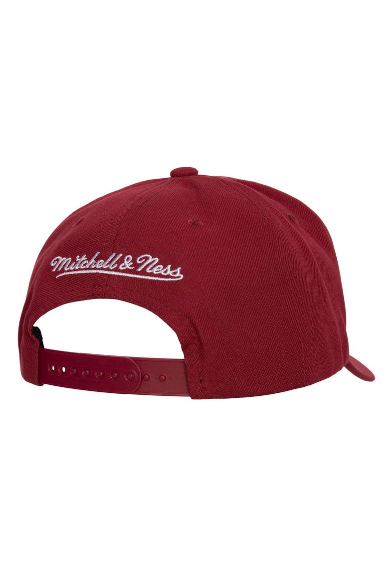 Men's Mitchell & Ness Burgundy Colorado Avalanche Team Ground Pro Adjustable Hat, Alternate, color, Burgundy