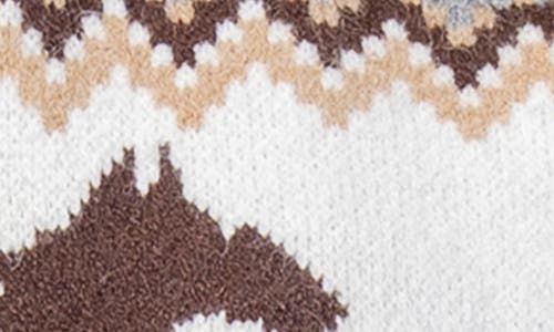 Beivy Novelty Print Zip Jacket In Neutral