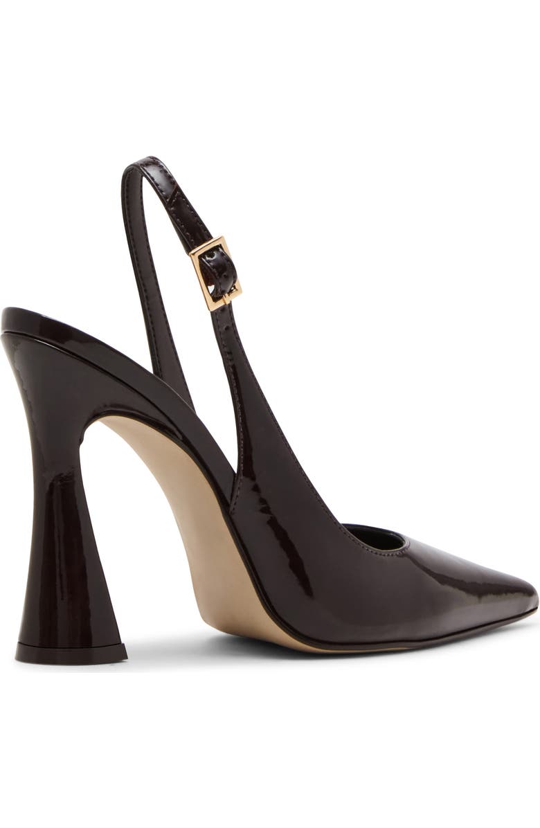 Steve Madden Blare Slingback Pointed Toe Pump, Alternate, color, Brown Leather
