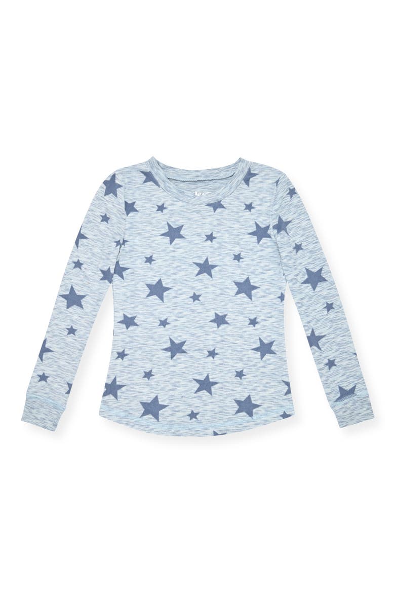 Kids' Snug Fit Pajamas & Scrunchie Set, Alternate, color, BLUE