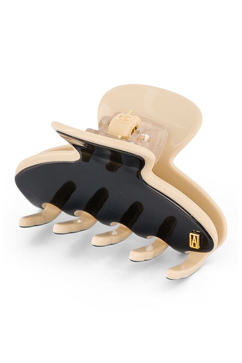 Tenderly acetate hair clip, Alternate, color, black