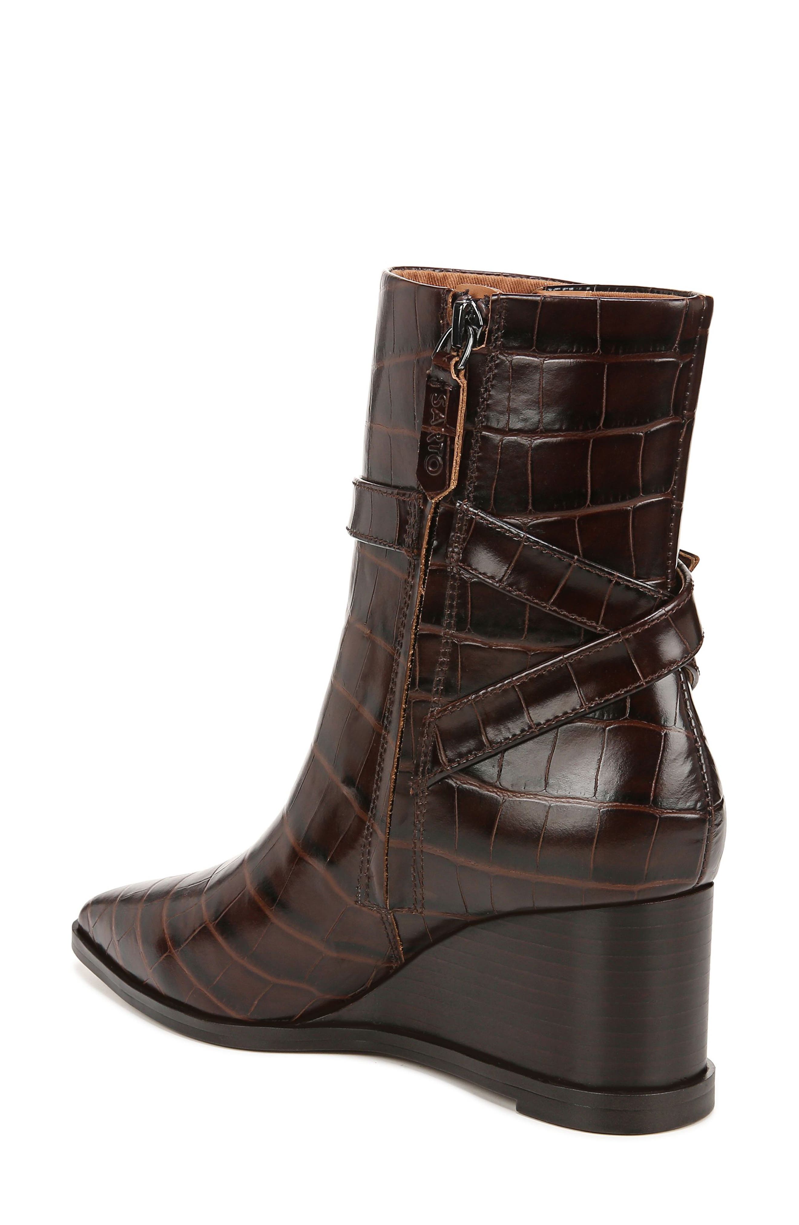 SARTO by Franco Sarto Emina Pointed Toe Wedge Bootie, Alternate, color, 