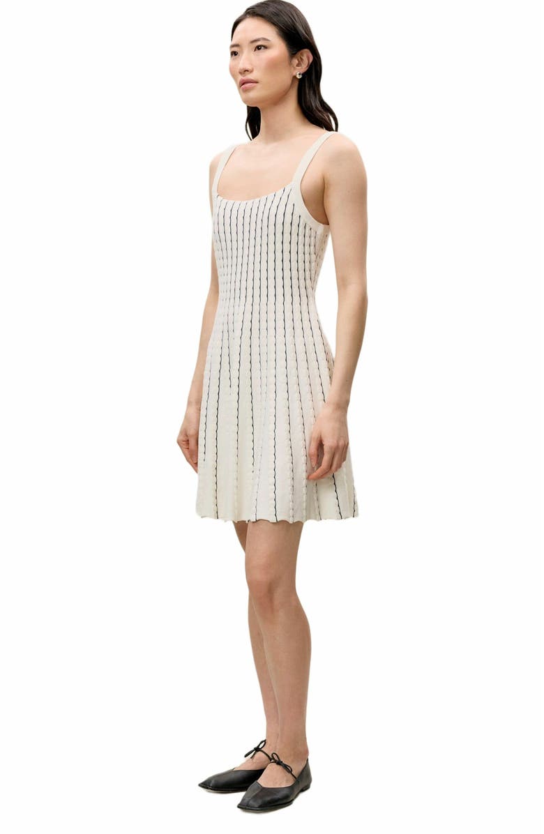 Rebecca Taylor Dorothy Knit Dress, Alternate, color, Ivory