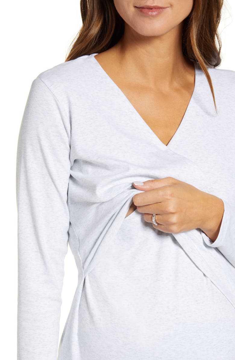 Angel Maternity Maternity/Nursing Robe, Top, Pants, Baby Wrap & Cap Set, Alternate, color,