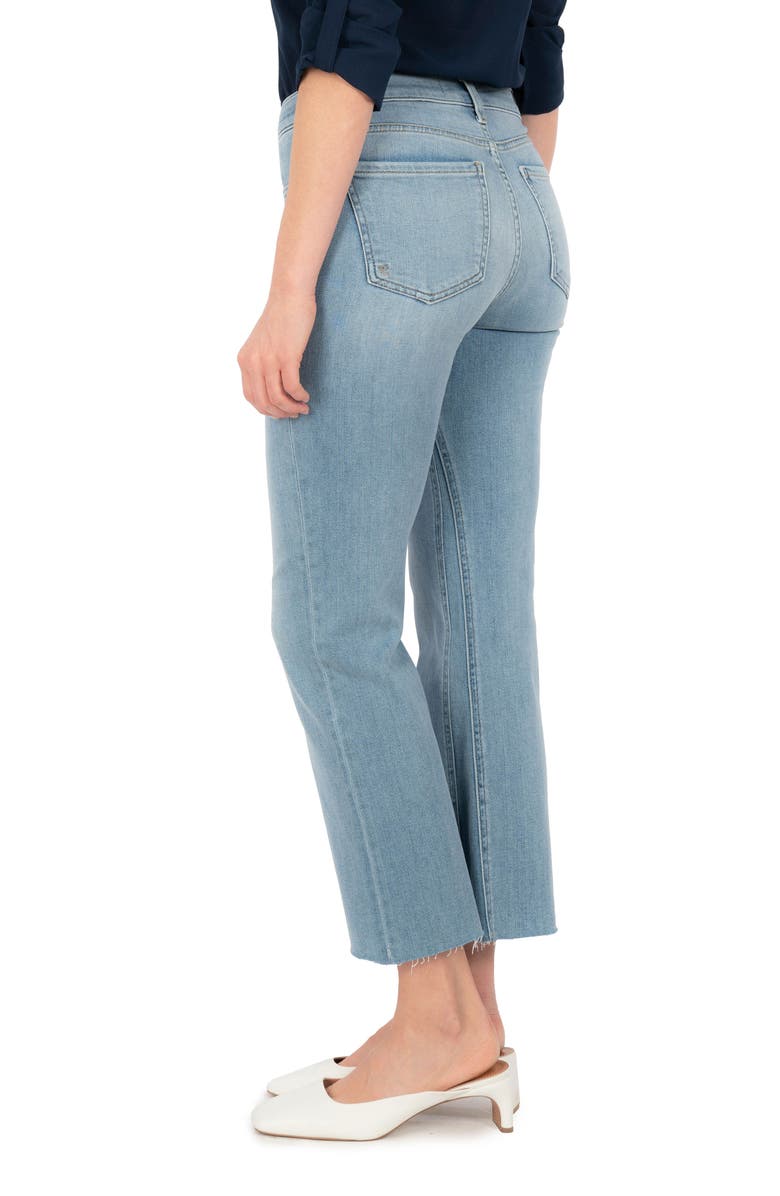 KUT from the Kloth Kelsey High Waist Ankle Flare Jeans, Alternate, color, Dignified