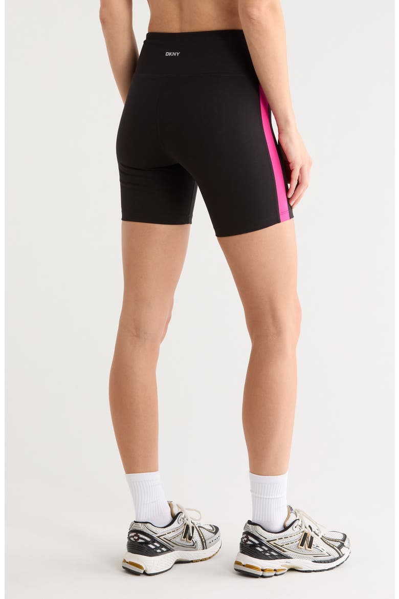 High Waist Performance Compression Bike Shorts, Alternate, color, BLACK/ FEST