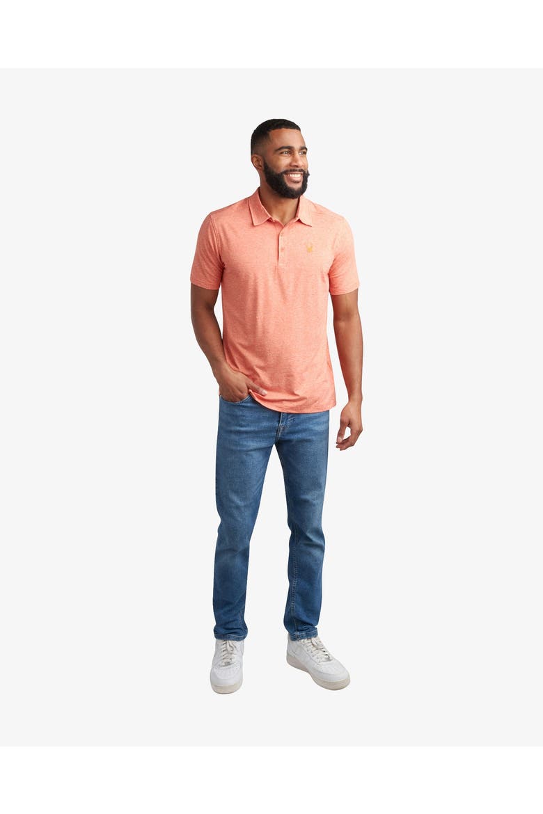 Men Short Sleeve Polo Jersey, Alternate, color, Burnt orange