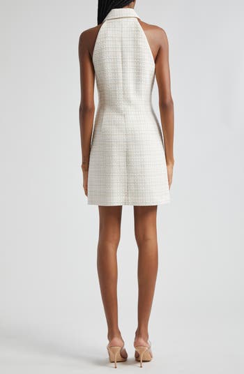 Randy ワンピースAsymmetry buckle tweed dress Ramy Brook Shane Tweed Mini Dress | Neiman Marcus