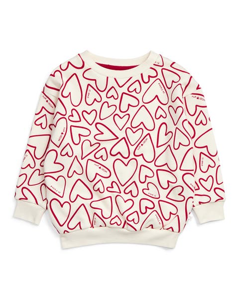 Hearts Oversized Sweatshirt (Baby)