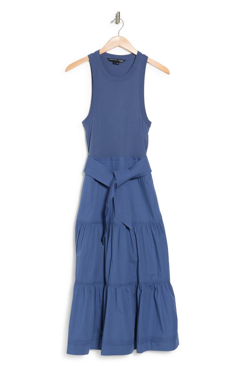 Austyn Dress, Alternate, color, STEEL BLUE