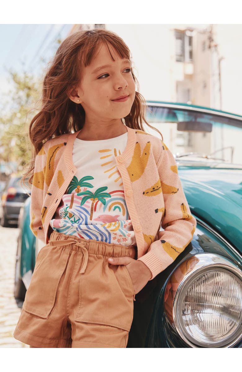 Tea Collection Woven Camp Shorts, Alternate, color, Balsa Wood