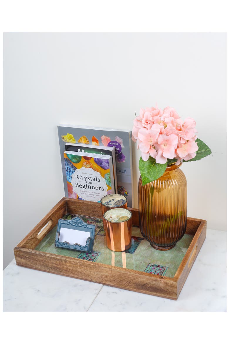 Sunshine Springs 3-Piece Decorative Trays, Alternate, color, GREEN DOORS