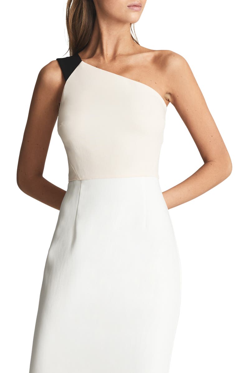 Reiss Riana One-Shoulder Dress, Alternate, color,