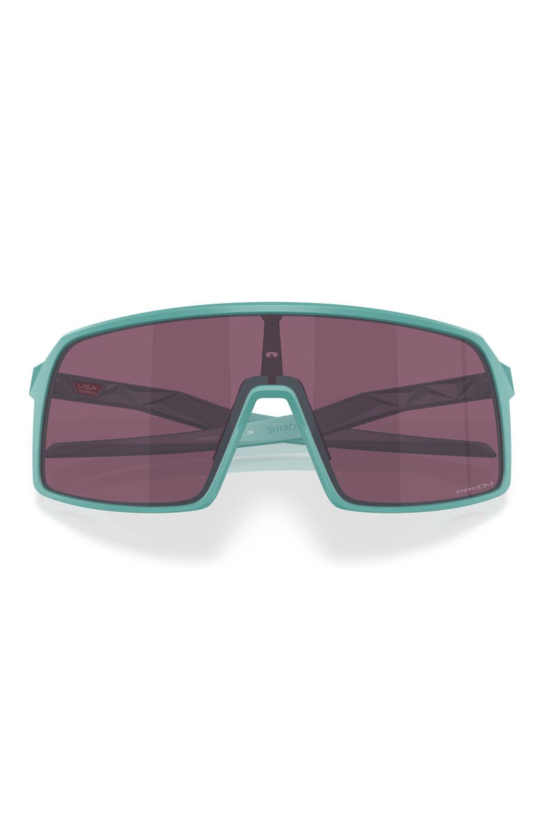 Sutro 137mm Prizm™ Wrap Shield Sunglasses, Alternate, color, MATTE PACIFIC/PRIZM ROAD BLACK