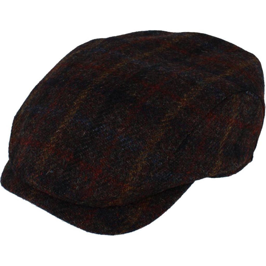 Wigens Contemporary Ivy Cap With Earflap In Burgundy