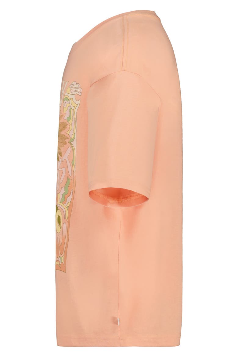 Kids' Sunshine Oversized Graphic Tee, Alternate, color, CORAL PINK
