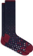 Bugatchi Gradient Dot Mercerized Cotton Blend Dress Socks