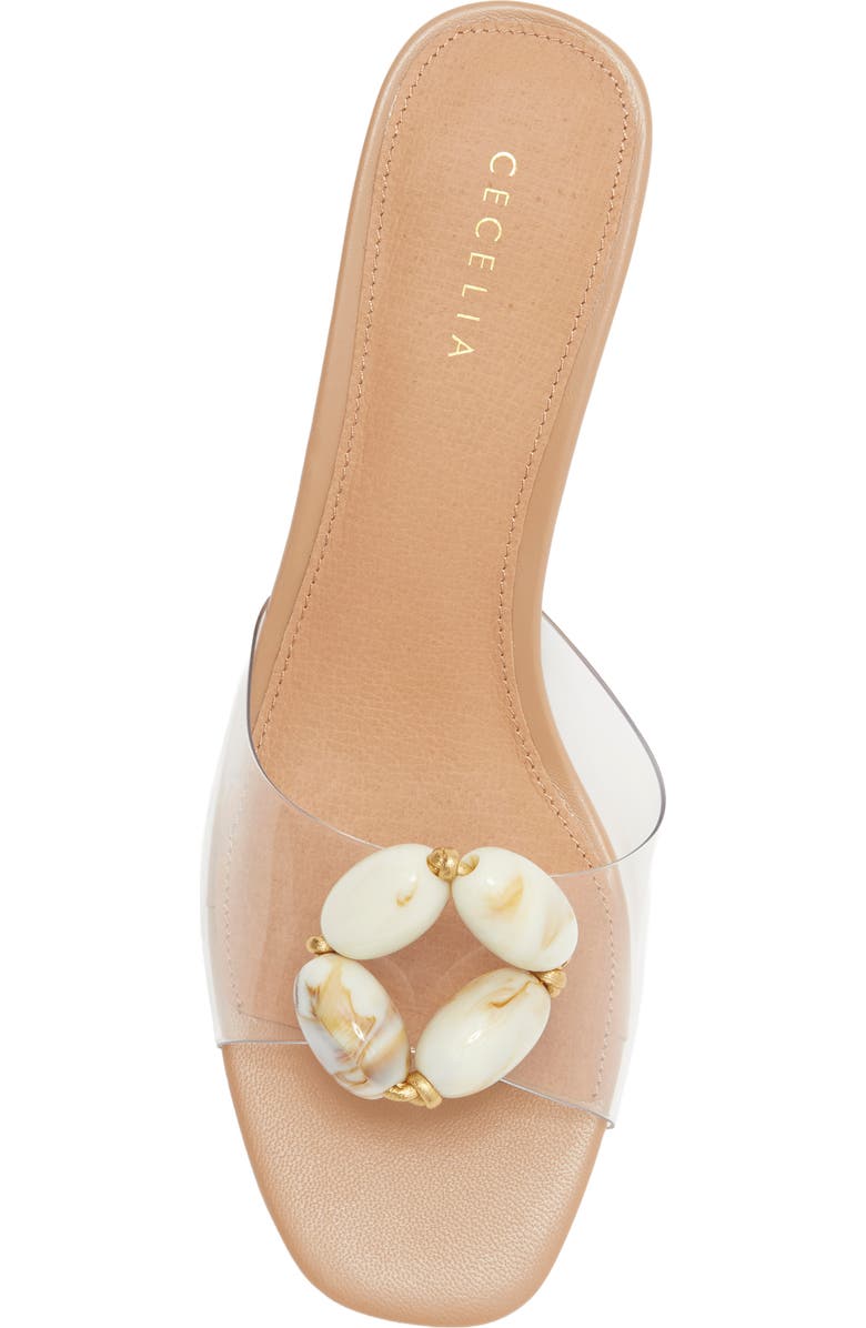 Cecelia New York Jessy Slide Sandal, Alternate, color, Tea White