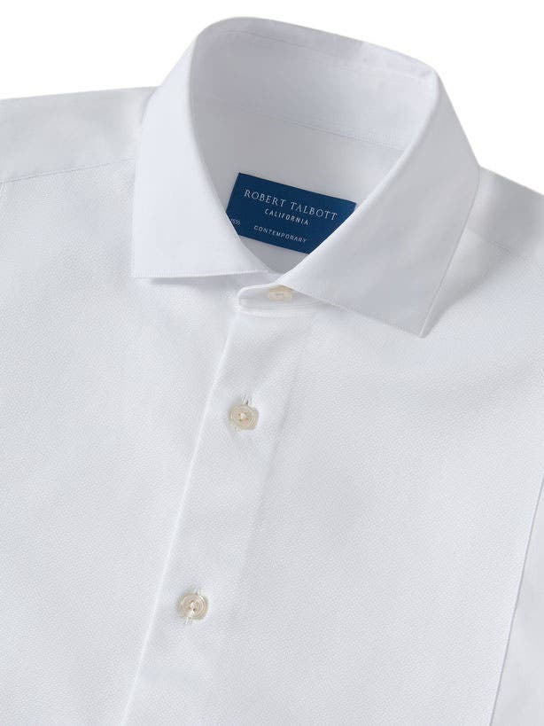 Robert Talbott Reynolds Pique Bib Formal Shirt in Contemporary Fit (Men ...