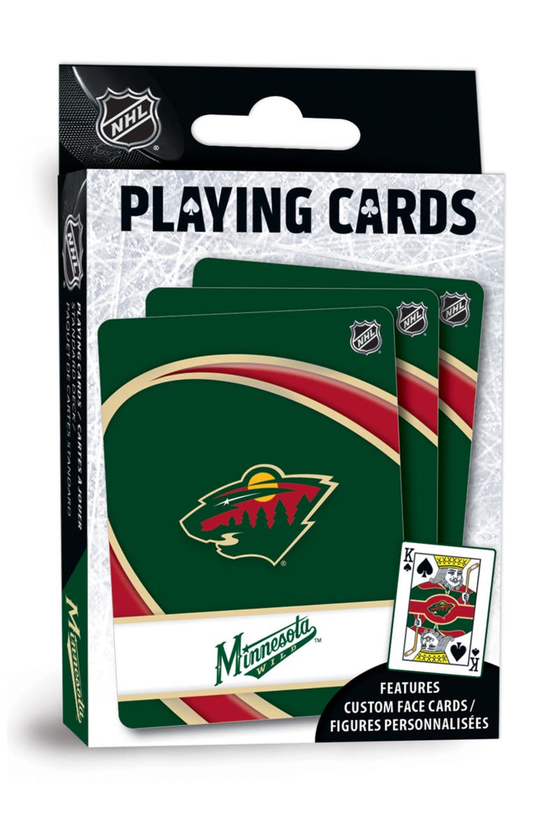Minnesota Wild Playing Cards, Main, color, Multicolor