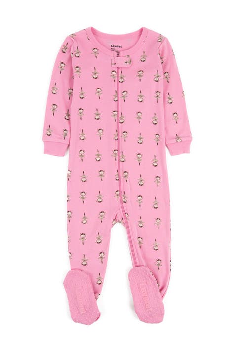 Ballerina Cotton Footie Pajama