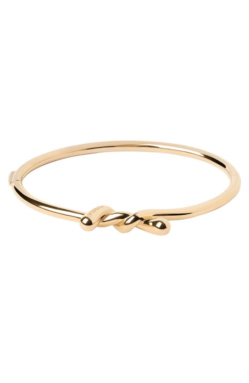 Pdpaola Twist Bangle In Gold
