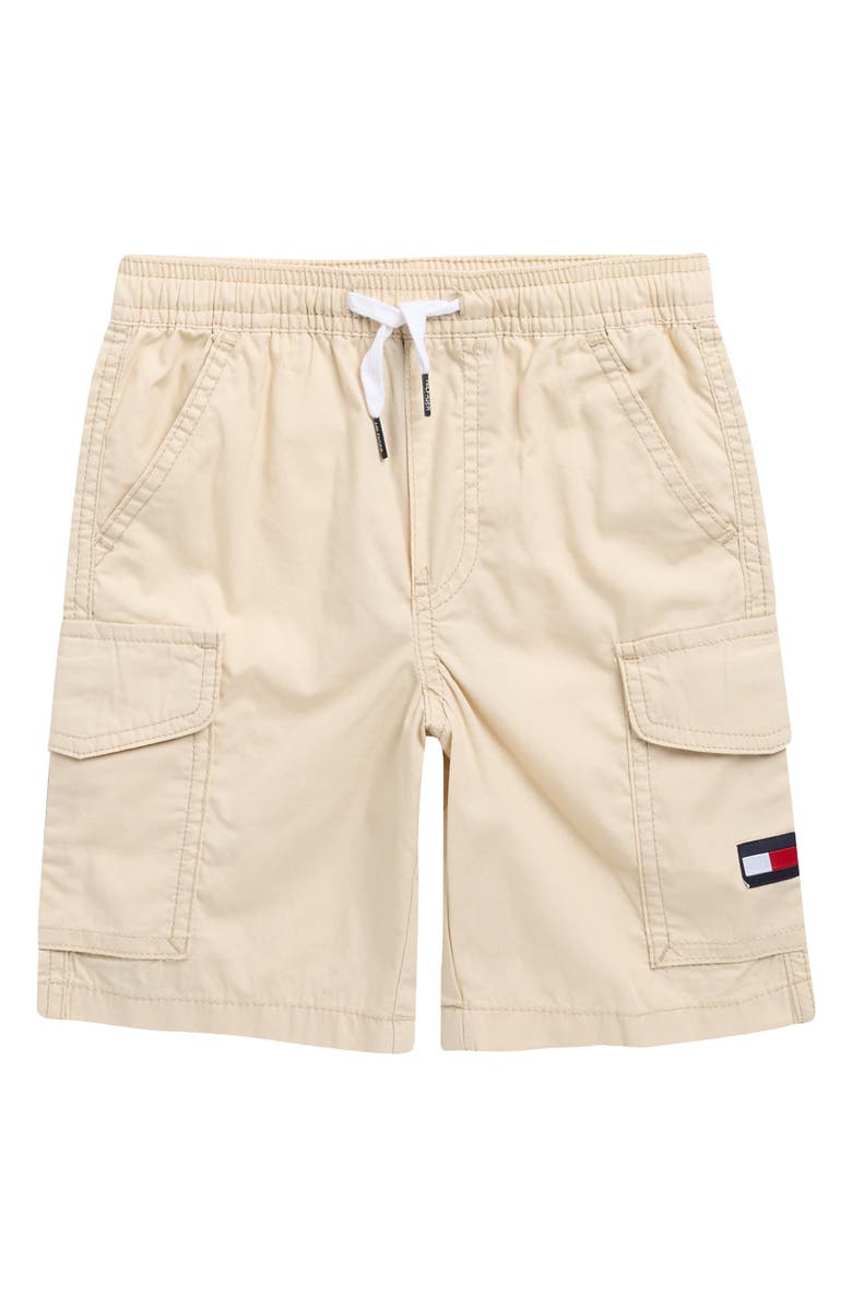 Tommy Hilfiger Kids' Cotton Shorts, Main, color, Fog