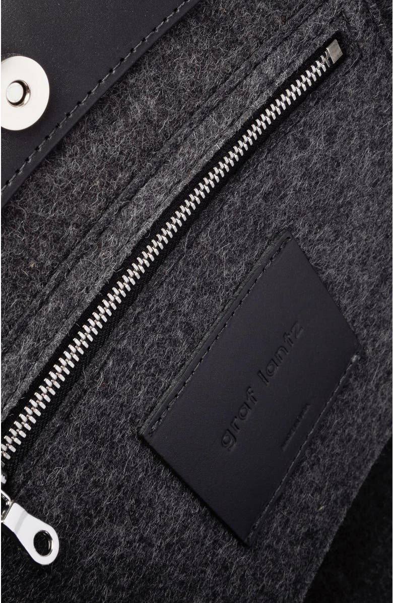 Graf Lantz Frankie Merino Wool Tote, Alternate, color, Charcoal Black