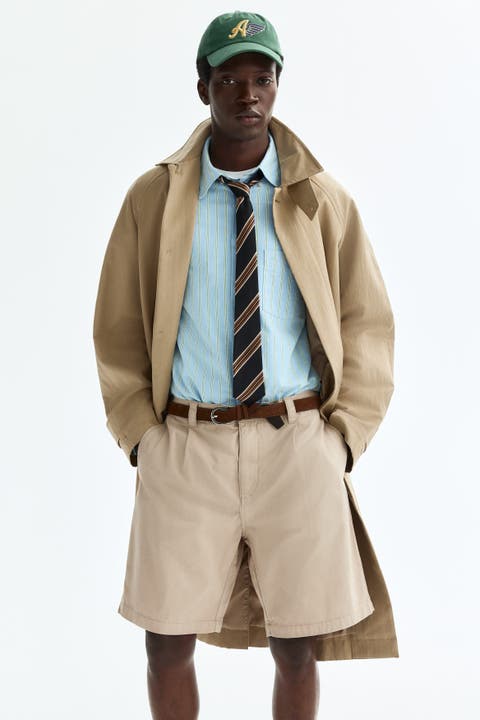 Relaxed Fit Cotton Chino Shorts