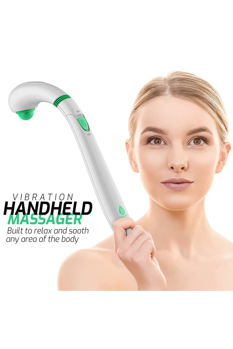 Portable Handheld Massager, Alternate, color, White