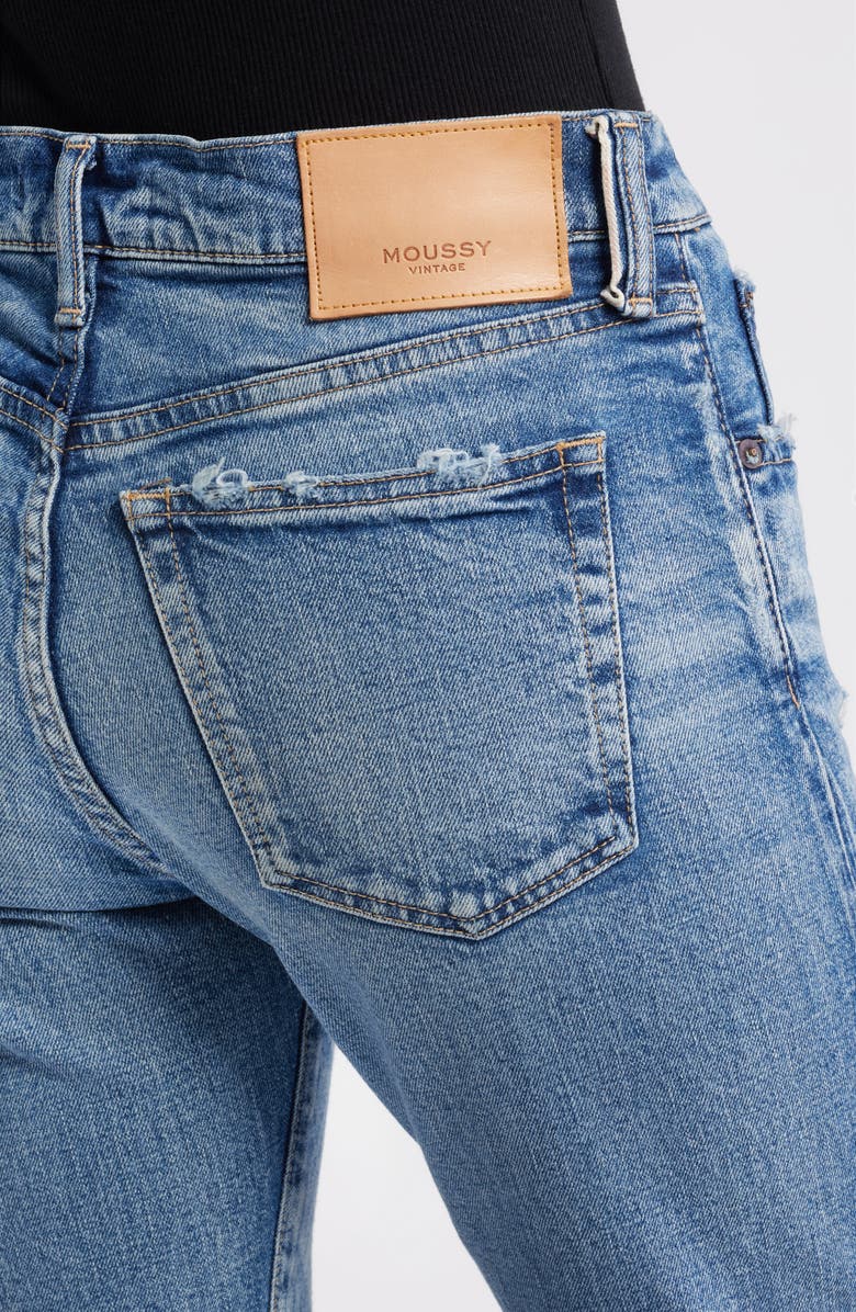 MOUSSY VINTAGE Linden Slim Straight Leg Jeans, Alternate, color, Blue