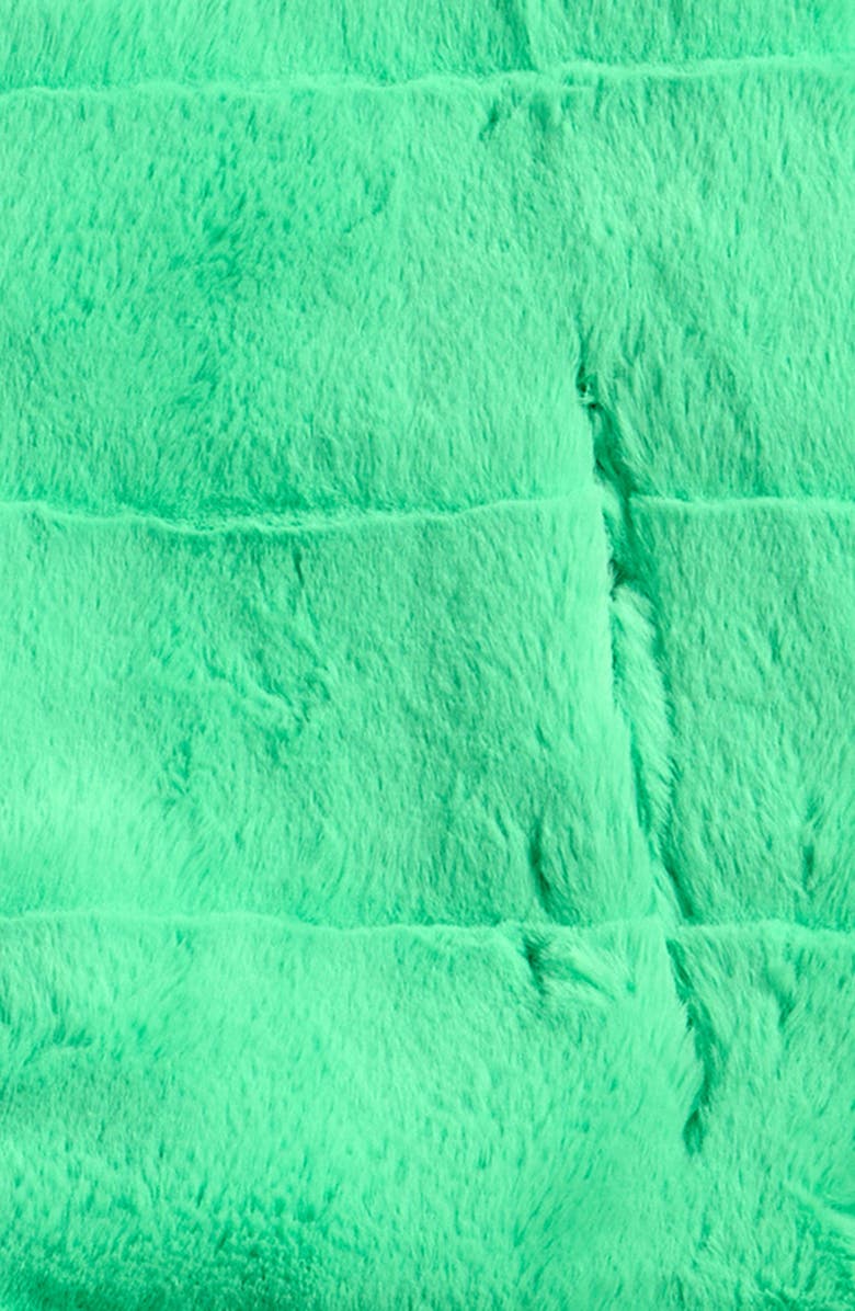 Tractr Kids' Faux Fur Jacket, Alternate, color, Poison