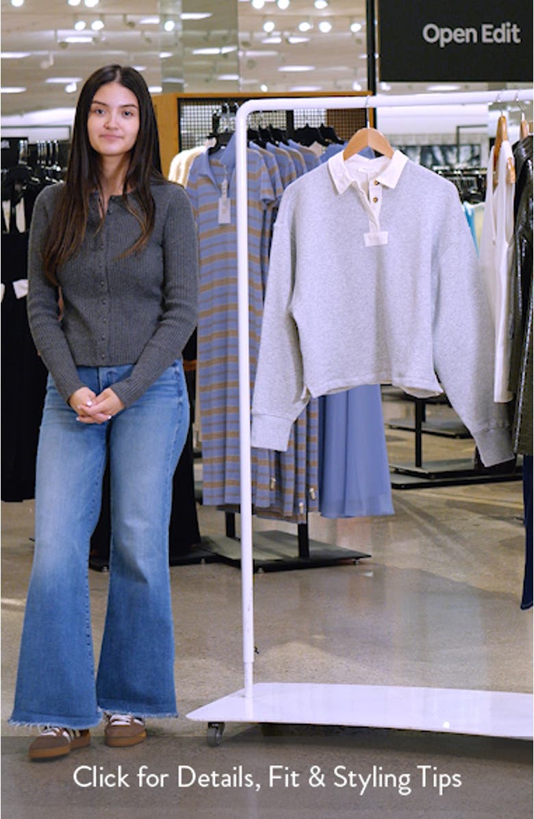 Vintage Terry Polo Sweatshirt, sales video thumbnail