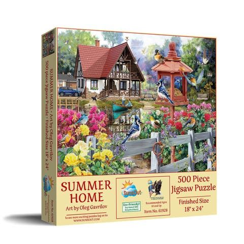 Summer Home 500 piece Jigsaw Puzzle for Adults