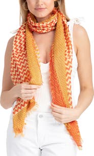 SAACHI Sunburst Chevron Scarf