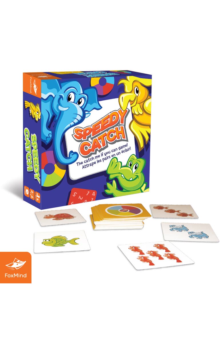 FoxMind Speedy Catch A Quick Card Game For Quick Minds, Kids Age 5+, Alternate, color,