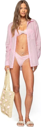 Kellen Oversize Cotton Button-Up Shirt