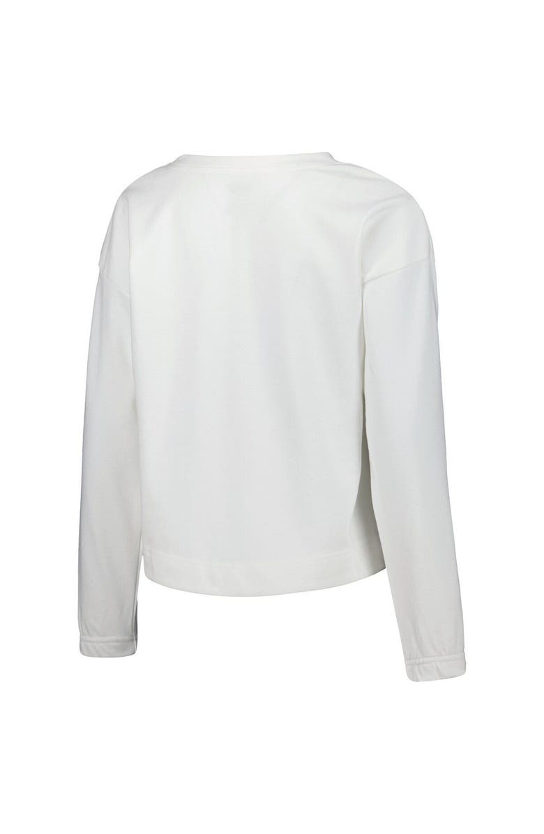 CONCEPTS SPORT Women's Concepts Sport  White Tennessee Volunteers Sunray Notch Neck Long Sleeve T-Shirt & Shorts Set, Alternate, color, 