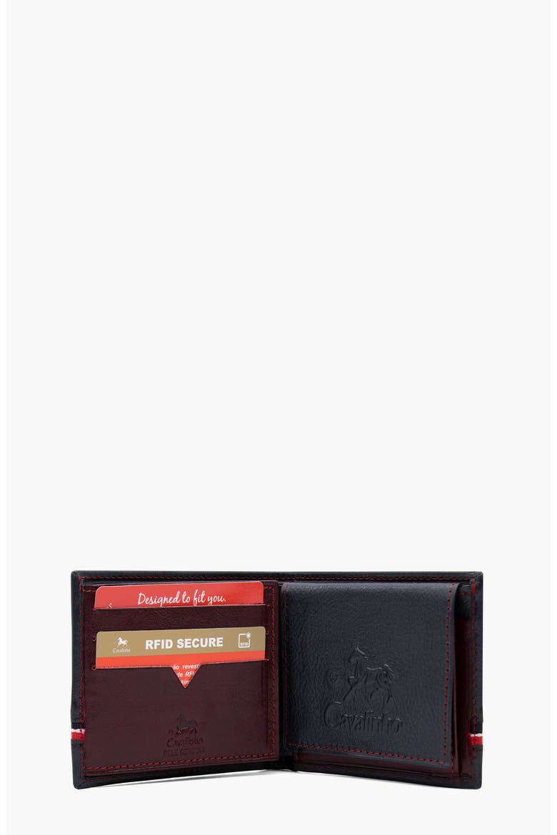 The Sailor Trifold Leather Wallet 529, Alternate, color, Navy