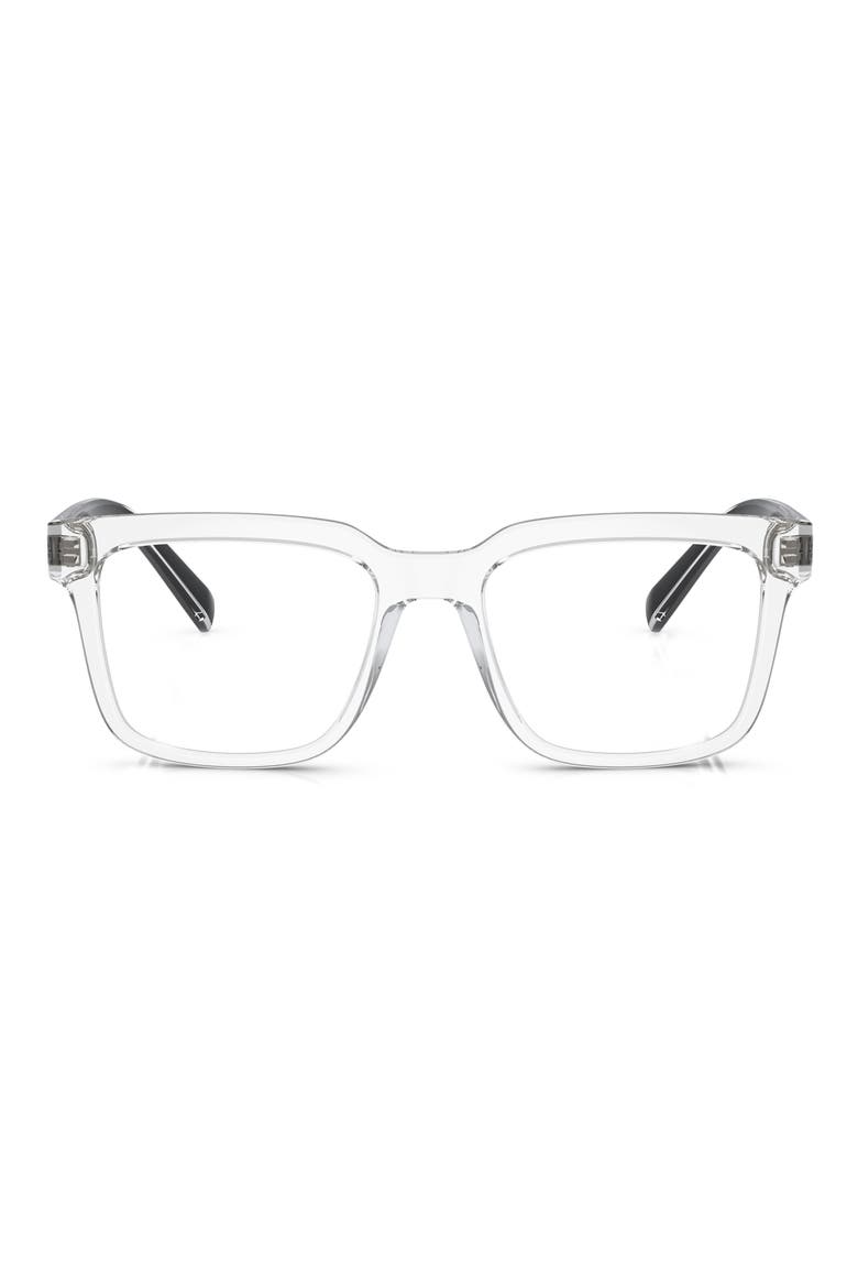 50mm Square Optical Glasses, Main, color, CRYSTAL