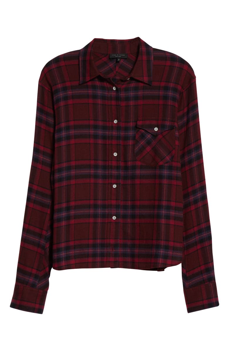 rag & bone Jonah Plaid Button-Up Shirt, Alternate, color,