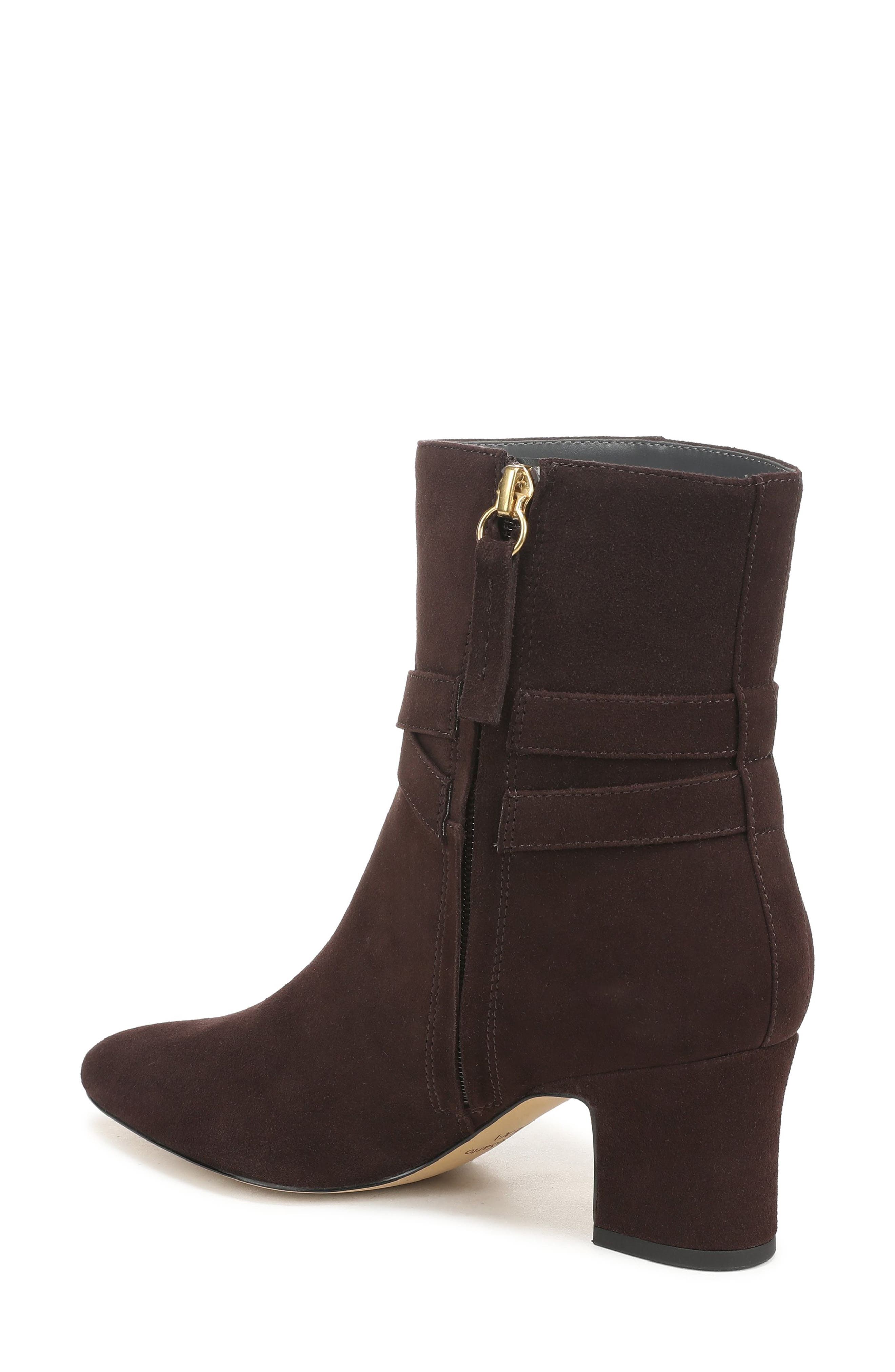 Caden Leather Bootie, Alternate, color, DARK BROWN LEATHER