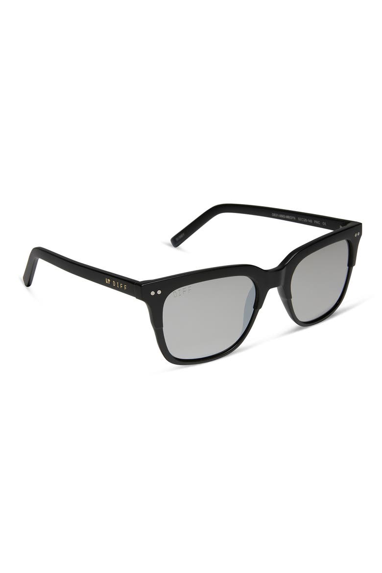 53mm Bobby Square Sunglasses, Alternate, color, GREY MIRROR