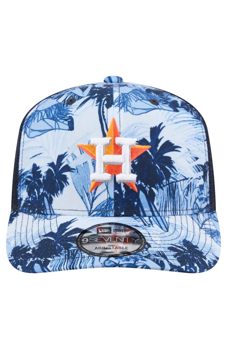 New Era Men's New Era Navy Houston Astros Hula Trucker 9SEVENTY Adjustable Hat, Alternate, color, 