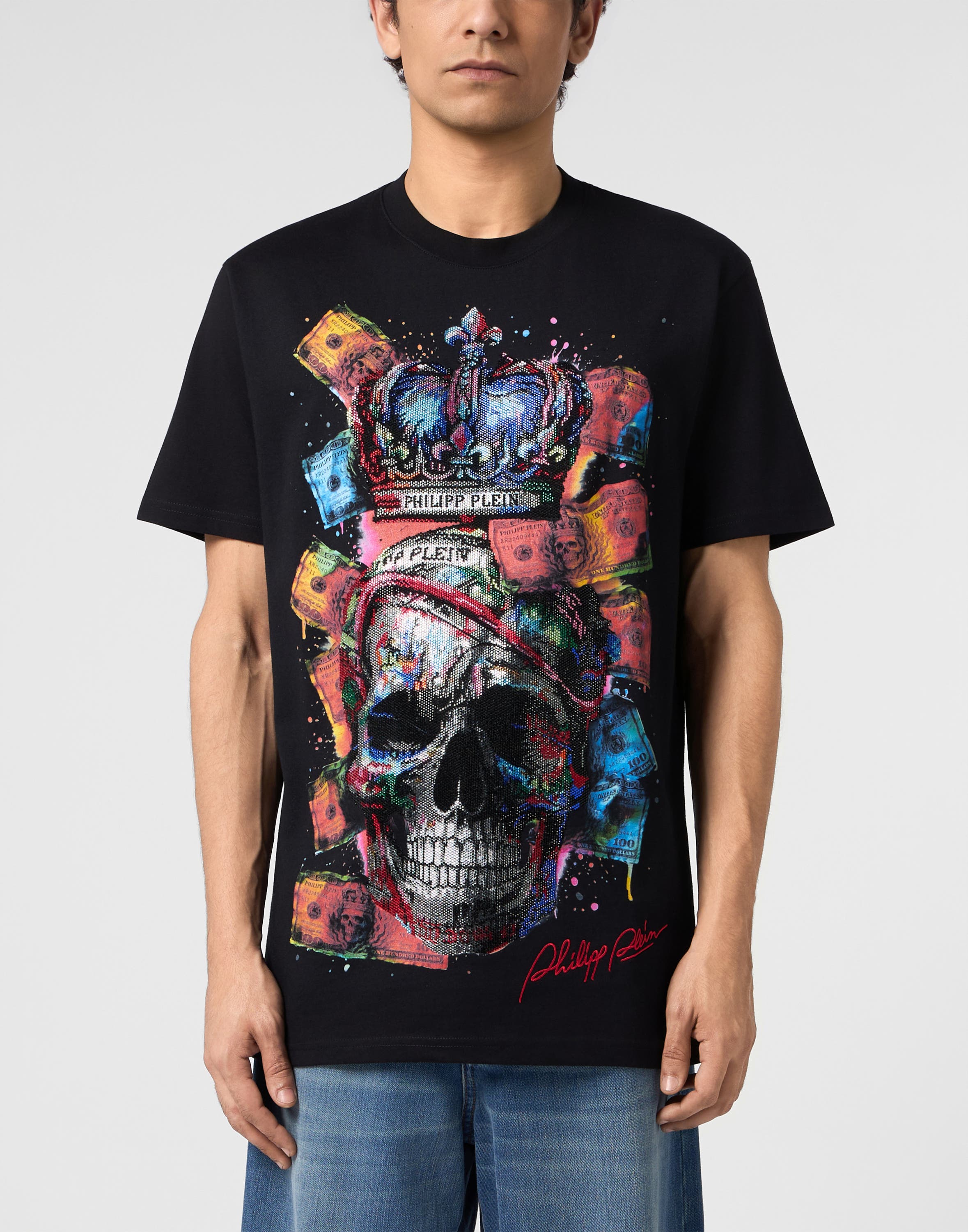 black/multicolored